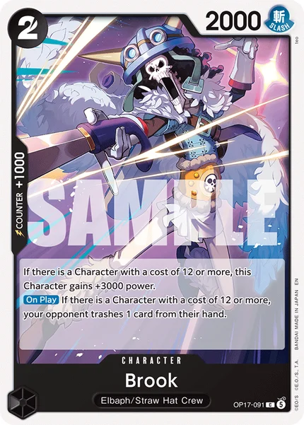 Brook OP17-091 OP-17 One Piece Card Game
