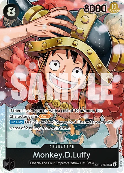 Monkey.D.Luffy OP17-093 One Piece Card Game OP-17