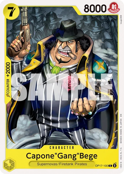 Capone"Gang"Bege OP17-100 OP-17 One Piece Card Game