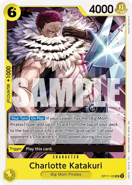 Charlotte Katakuri OP17-103 OP-17 One Piece Card Game