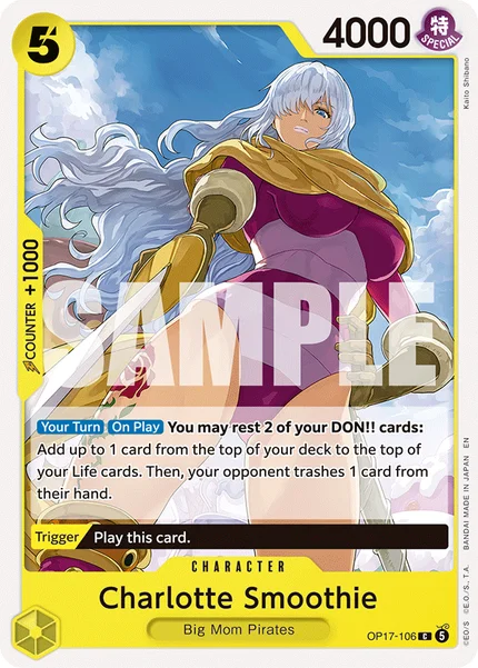 Charlotte Smoothie OP17-106 OP-17 One Piece Card Game