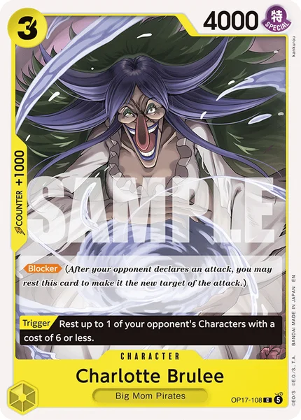 Charlotte Brulee OP17-108 OP-17 One Piece Card Game