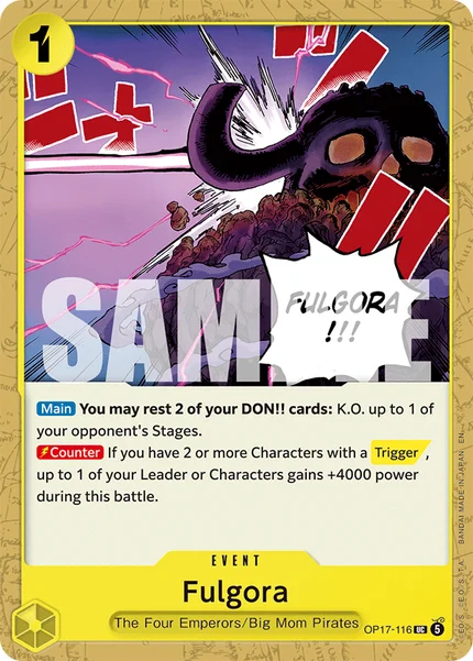 Fulgora OP17-116 OP-17 One Piece Card Game