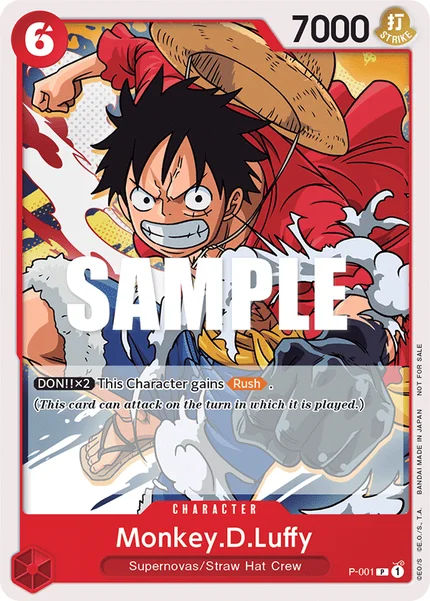Monkey.D.Luffy P-001_p1 One Piece Card Game Promo