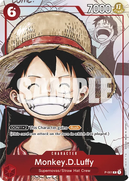 Monkey.D.Luffy P-001_p3 One Piece Card Game Promo
