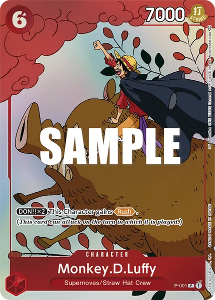 Monkey.D.Luffy P-001_p4 One Piece Card Game Promo