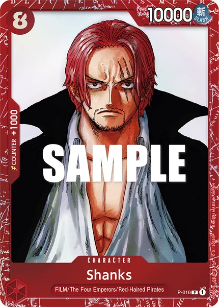 Shanks P-016_p1 One Piece Card Game Promo