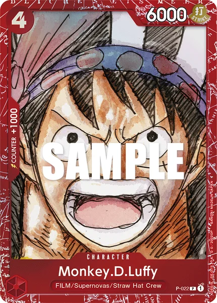 Monkey.D.Luffy P-022_p1 One Piece Card Game Promo