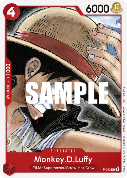 Monkey.D.Luffy P-022 One Piece Card Game Promo