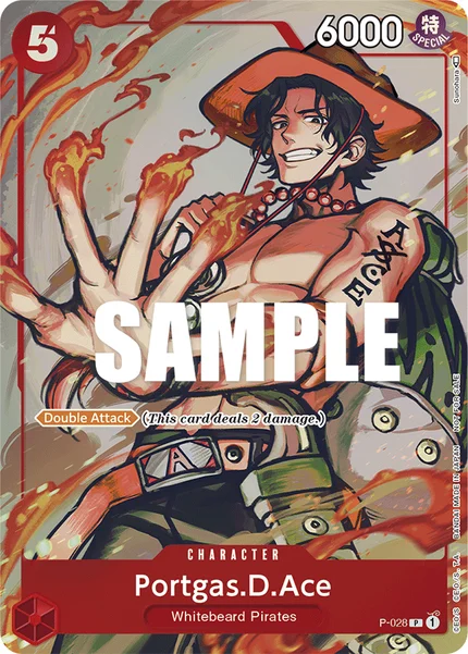 Portgas.D.Ace P-028 One Piece Card Game Promo