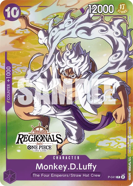 Monkey.D.Luffy P-041_p1 One Piece Card Game Promo