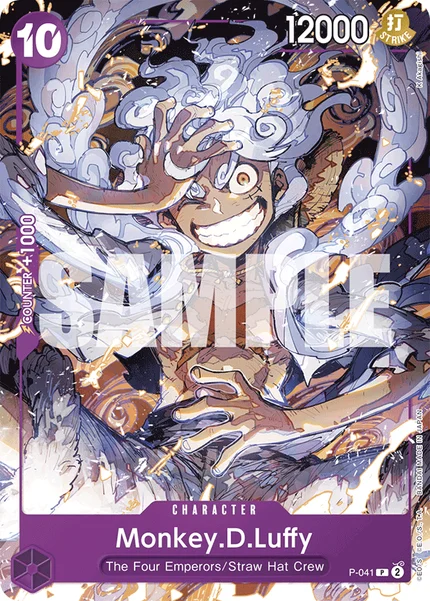 Monkey.D.Luffy P-041_r1 One Piece Card Game ST-18