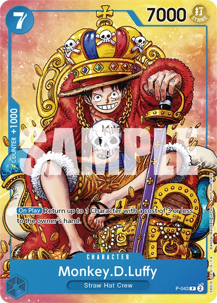 Monkey.D.Luffy P-043 One Piece Card Game Promo