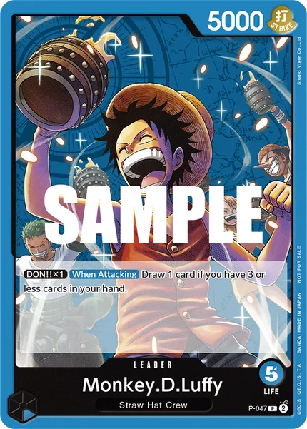 Monkey.D.Luffy P-047 One Piece Card Game Promo