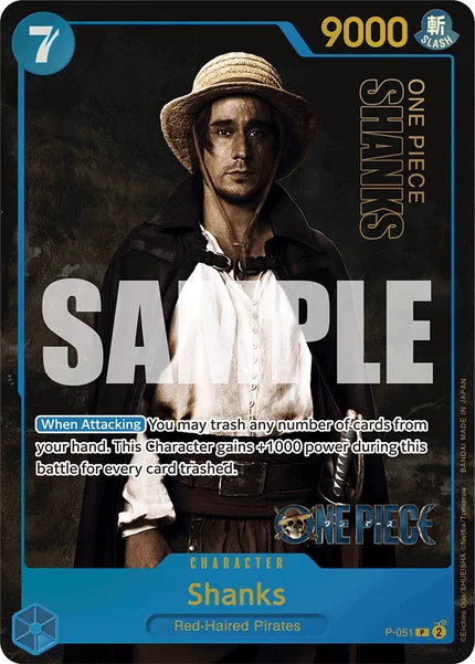 Shanks P-051_p1 One Piece Card Game Promo