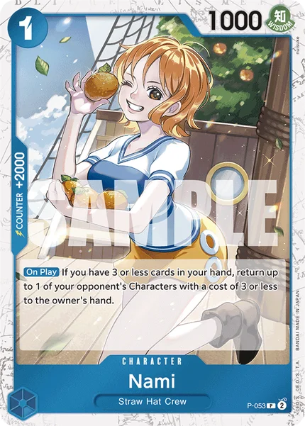 Nami P-053_p2 One Piece Card Game PRB-01