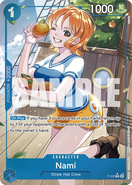 Nami P-053_p3 One Piece Card Game PRB-01
