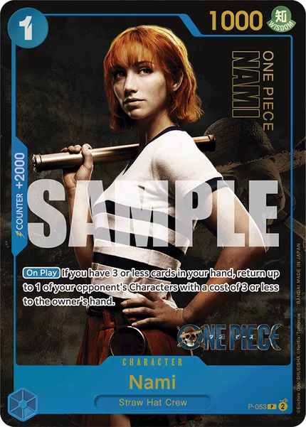 Nami P-053_p4 One Piece Card Game Promo
