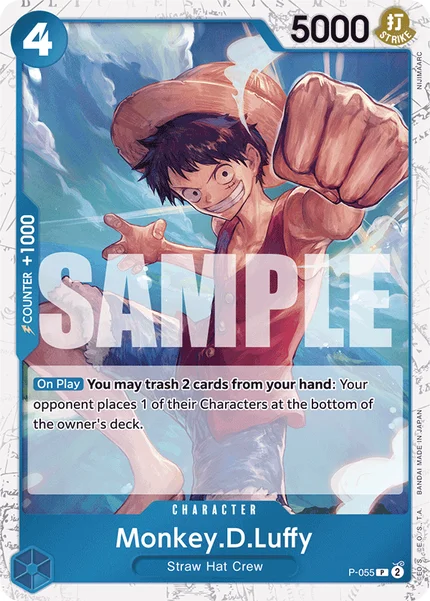 Monkey.D.Luffy P-055_p2 One Piece Card Game PRB-01