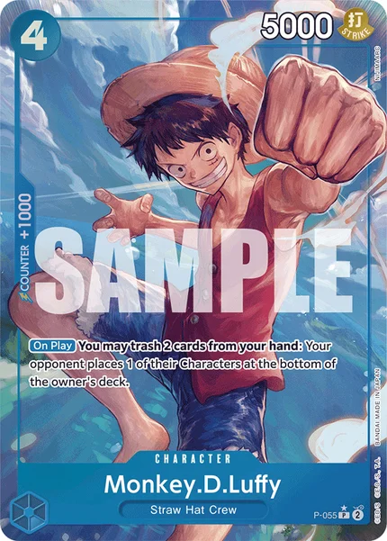 Monkey.D.Luffy P-055_p3 One Piece Card Game PRB-01