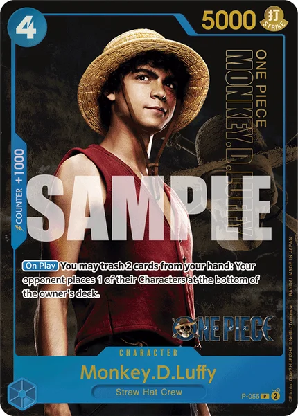 Monkey.D.Luffy P-055_p4 One Piece Card Game Promo