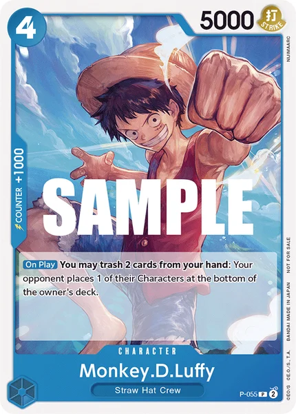 Monkey.D.Luffy P-055 One Piece Card Game Promo