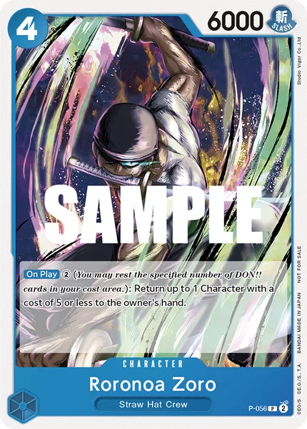 Roronoa Zoro P-056 One Piece Card Game Promo
