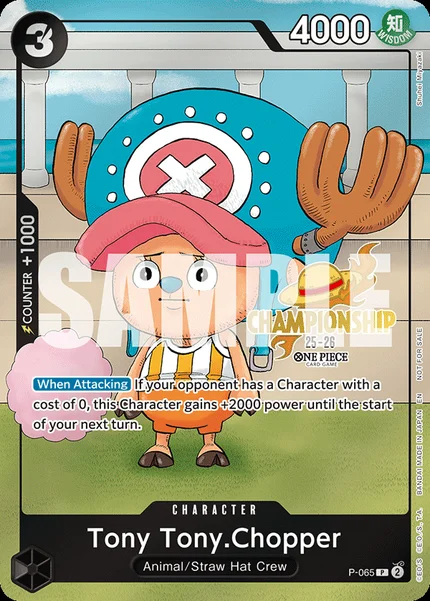 Tony Tony.Chopper P-065_p1 One Piece Card Game Promo