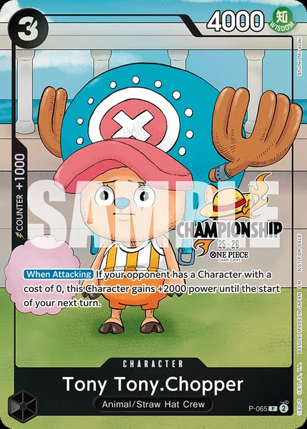 Tony Tony.Chopper P-065_p2 One Piece Card Game Promo