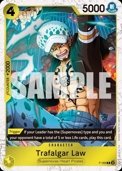 Trafalgar Law P-088_p3 One Piece Card Game PRB-02