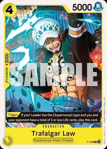 Trafalgar Law P-088_r2 One Piece Card Game ST-36