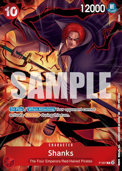 Shanks P-097 One Piece Card Game Promo