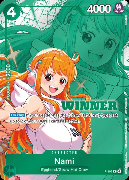Nami P-102_p2 One Piece Card Game Promo