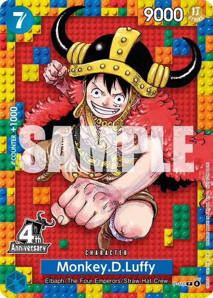 Monkey.D.Luffy P-110 One Piece Card Game Promo