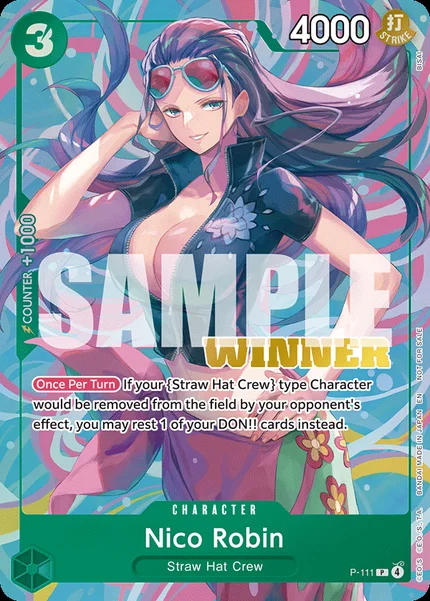 Nico Robin P-111_p1 One Piece Card Game Promo