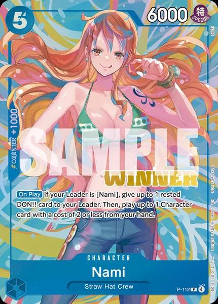 Nami P-112_p1 One Piece Card Game Promo