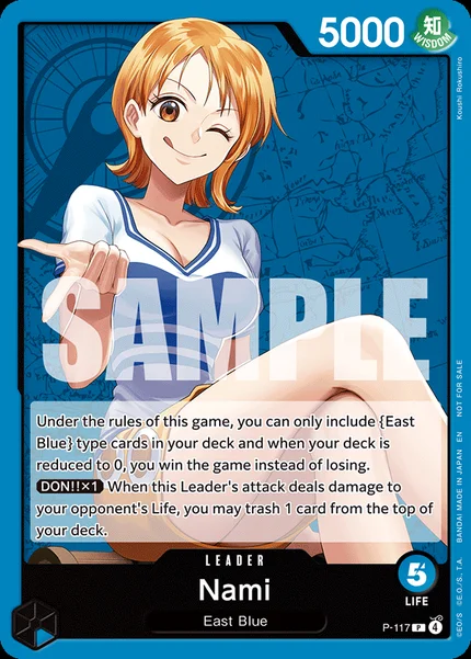 Nami P-117 One Piece Card Game Promo