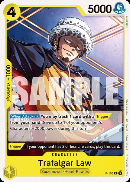 Trafalgar Law P-155 One Piece Card Game Promo