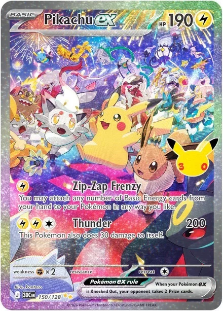 Pikachu ex 150/128