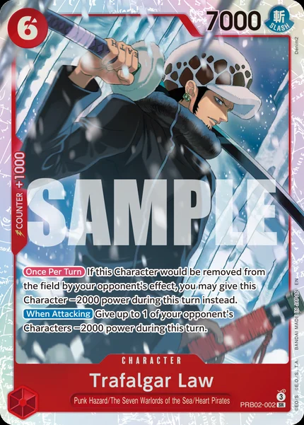 Trafalgar Law PRB02-002 One Piece Card Game PRB-02
