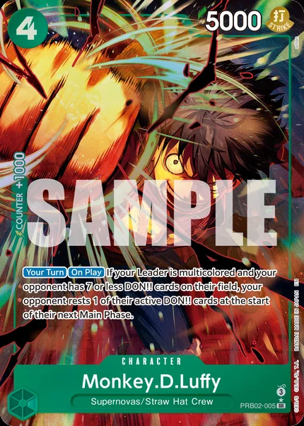 Monkey.D.Luffy PRB02-005_p1 One Piece Card Game PRB-02