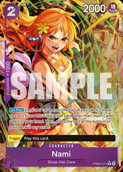 Nami PRB02-012_p1 One Piece Card Game PRB-02