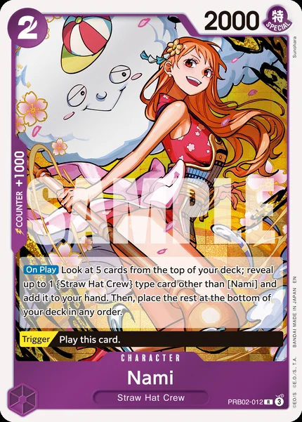 Nami PRB02-012 One Piece Card Game PRB-02