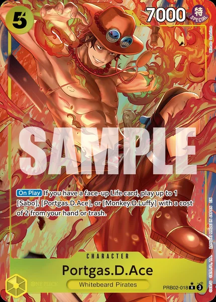 Portgas.D.Ace PRB02-018_p1 One Piece Card Game PRB-02