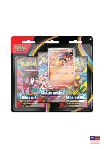 (ING) Blister Triplo Megaevolução 4 - Caos Ascendente - Charmeleon