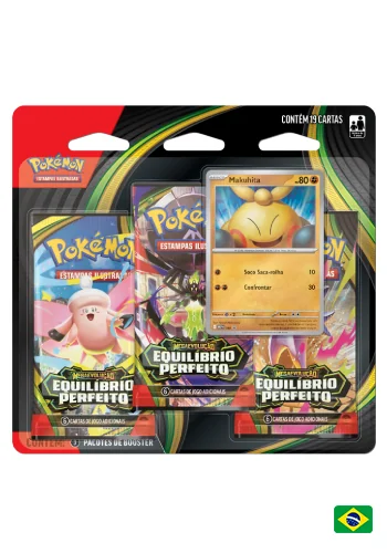 (PT-BR) Blister Triplo Megaevolução 3 - Equilíbrio Perfeito - Makuhita