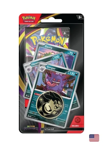 (ING) Blister Unitário Checklane Premium - Megaevolução 5 - Escuridão Absoluta - Gengar