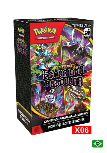 (PT-BR) Kit com 6 Combos de Pacotes - Megaevolução 5 - Escuridão Absoluta