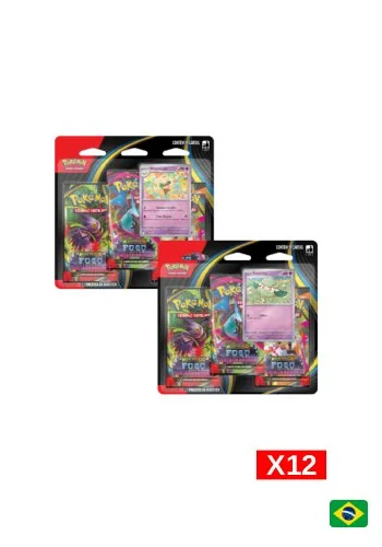 (PT-BR) Kit com 12 Blister Triplo - Megaevolução 2 - Fogo Fantasmagórico