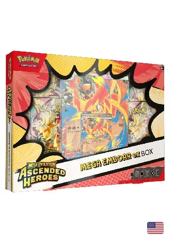 (ING) Caixa - Megaevolução - Heróis Excelsos - Mega Emboar ex Box